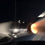 Imagens impressionantes do primeiro voo da Spaceship 2